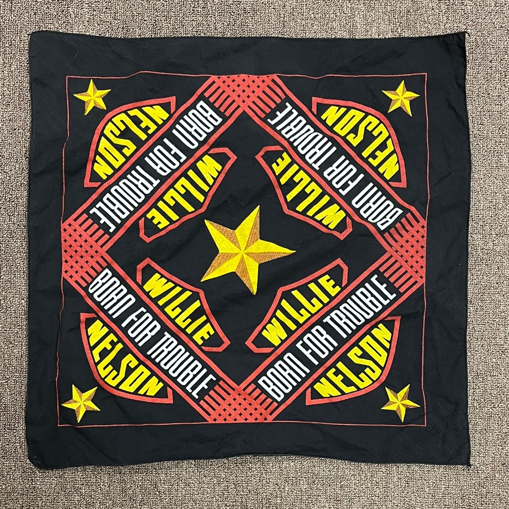 Willie Nelson Born for Troble Bandana